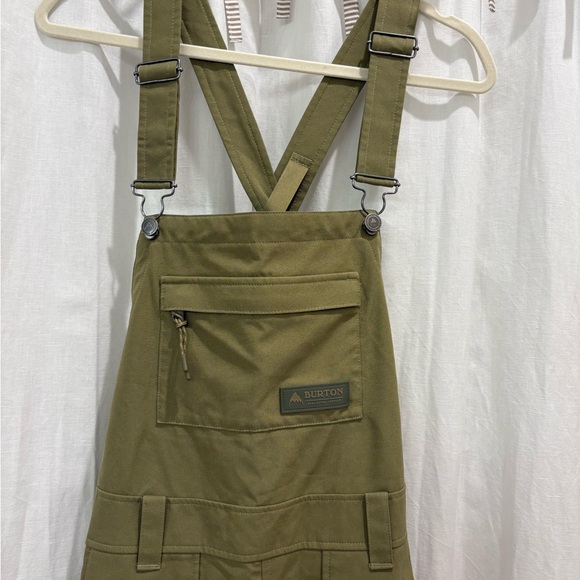 Burton Avalon Olive Ski Bib - Picture 2 of 7
